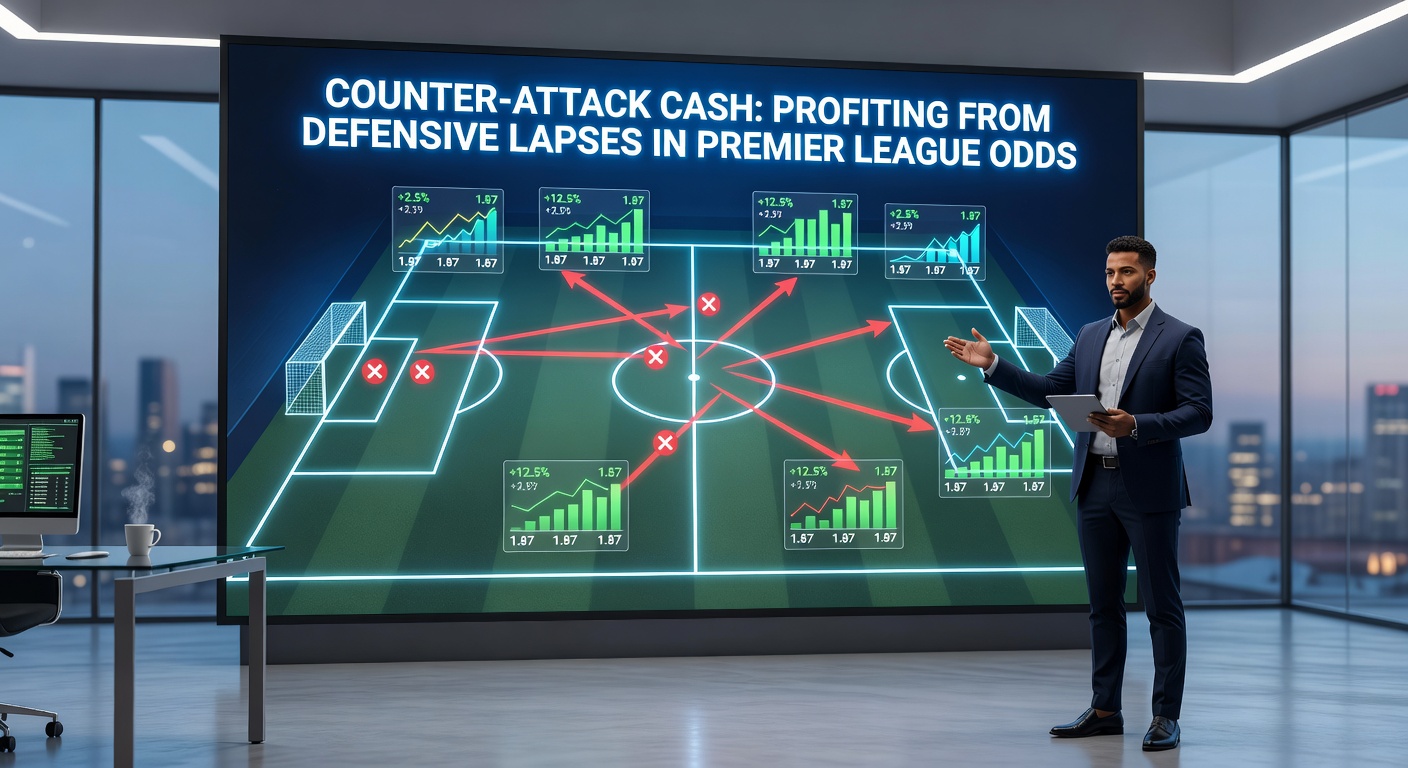 Close-up of a Premier League defender slipping during a counter-attack, with the attacker poised to capitalize on the lapse