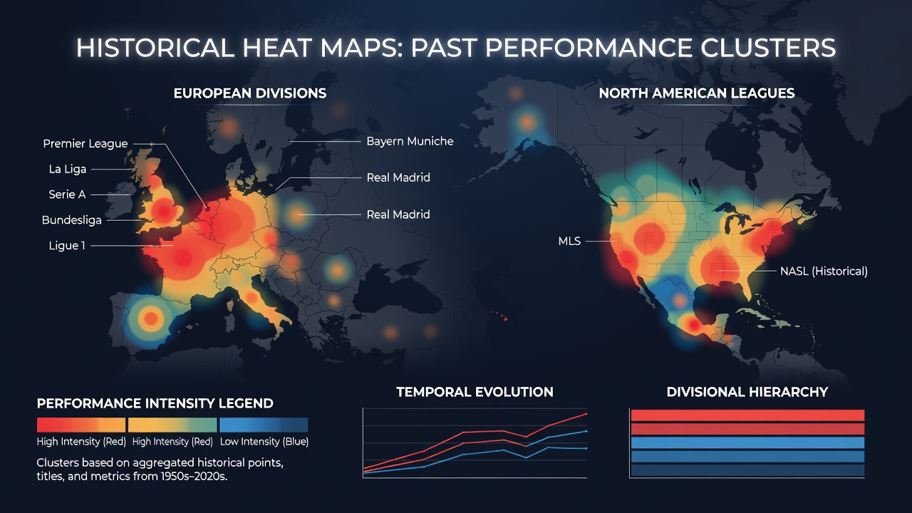 Basketball conference heat map displaying clustered rebound and assist performance zones across North American divisions