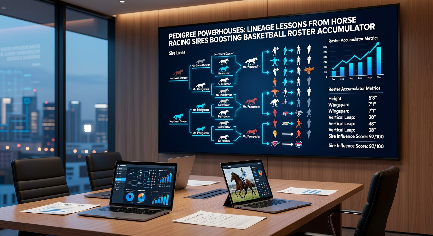 Basketball players in action during a fast-break, illustrating roster dynamics akin to horse racing lineage strengths in accumulator betting