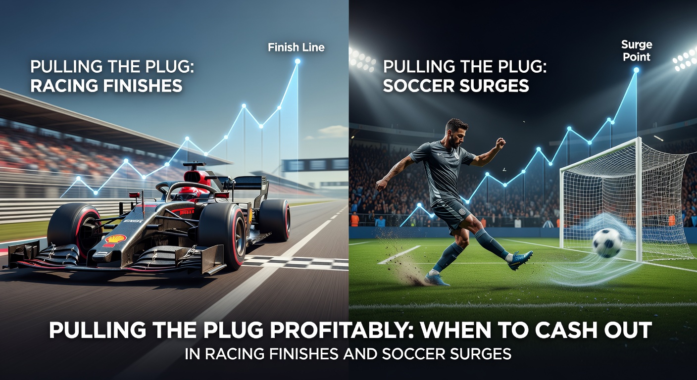 Soccer players clashing in added time during a tense match surge, highlighting cash-out tension in late-game momentum