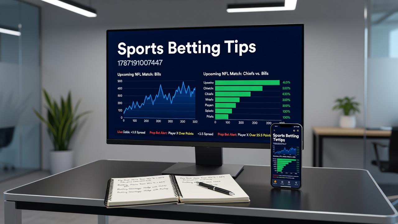 Bettor reviewing multiple sportsbook interfaces on a laptop with focus on value bet identification