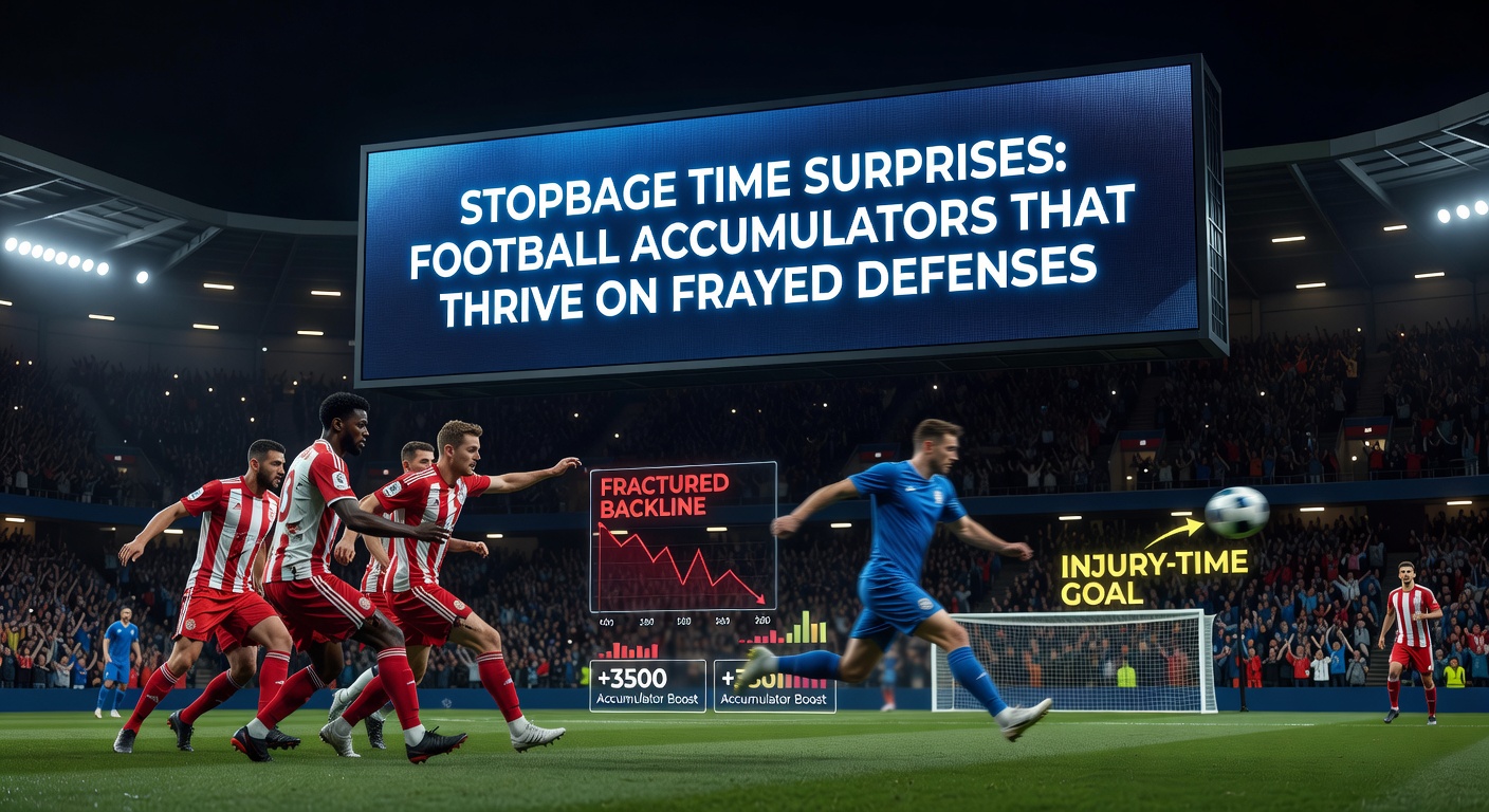 Close-up of a football goal celebration in the dying seconds of a match