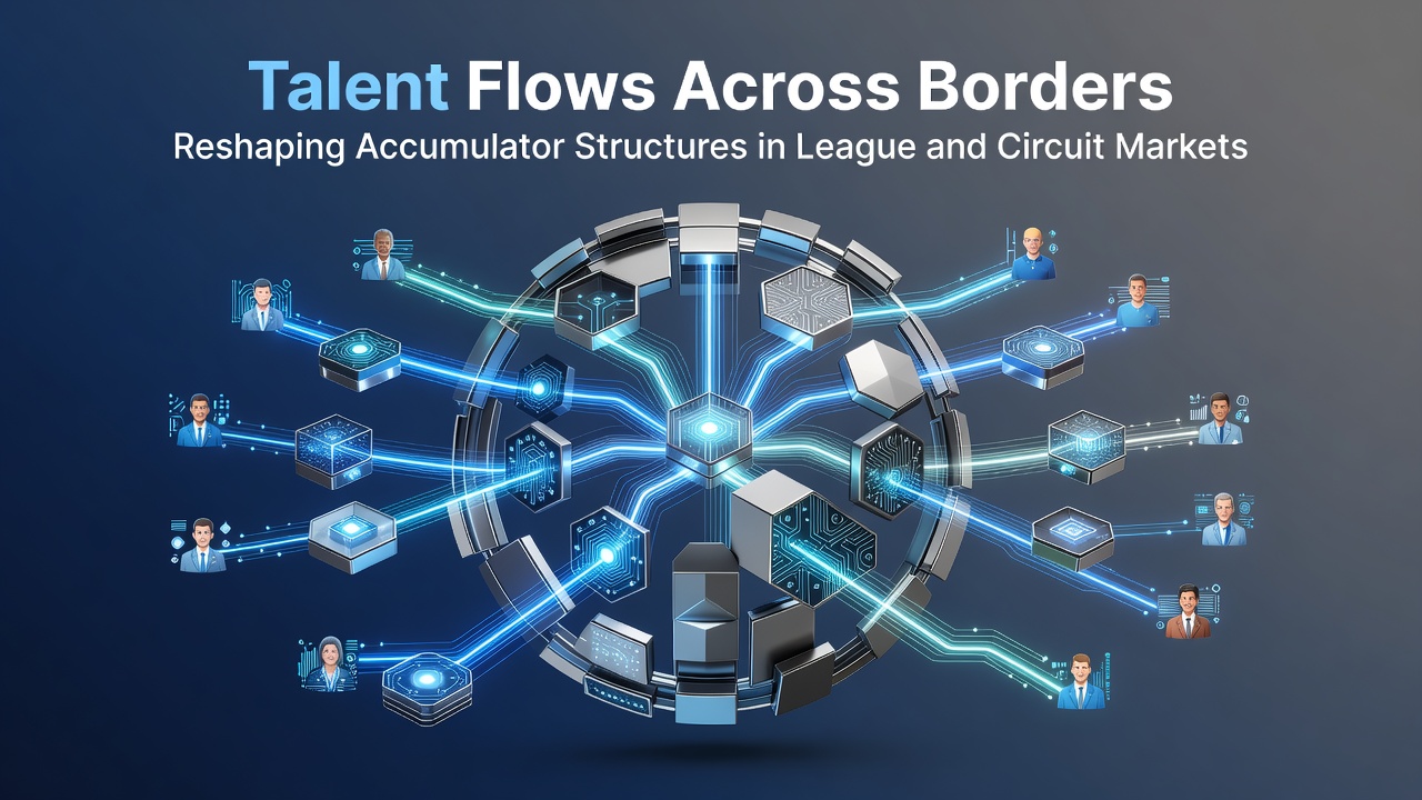 Athletes from multiple continents competing in global circuits, highlighting how border crossings affect betting accumulator frameworks