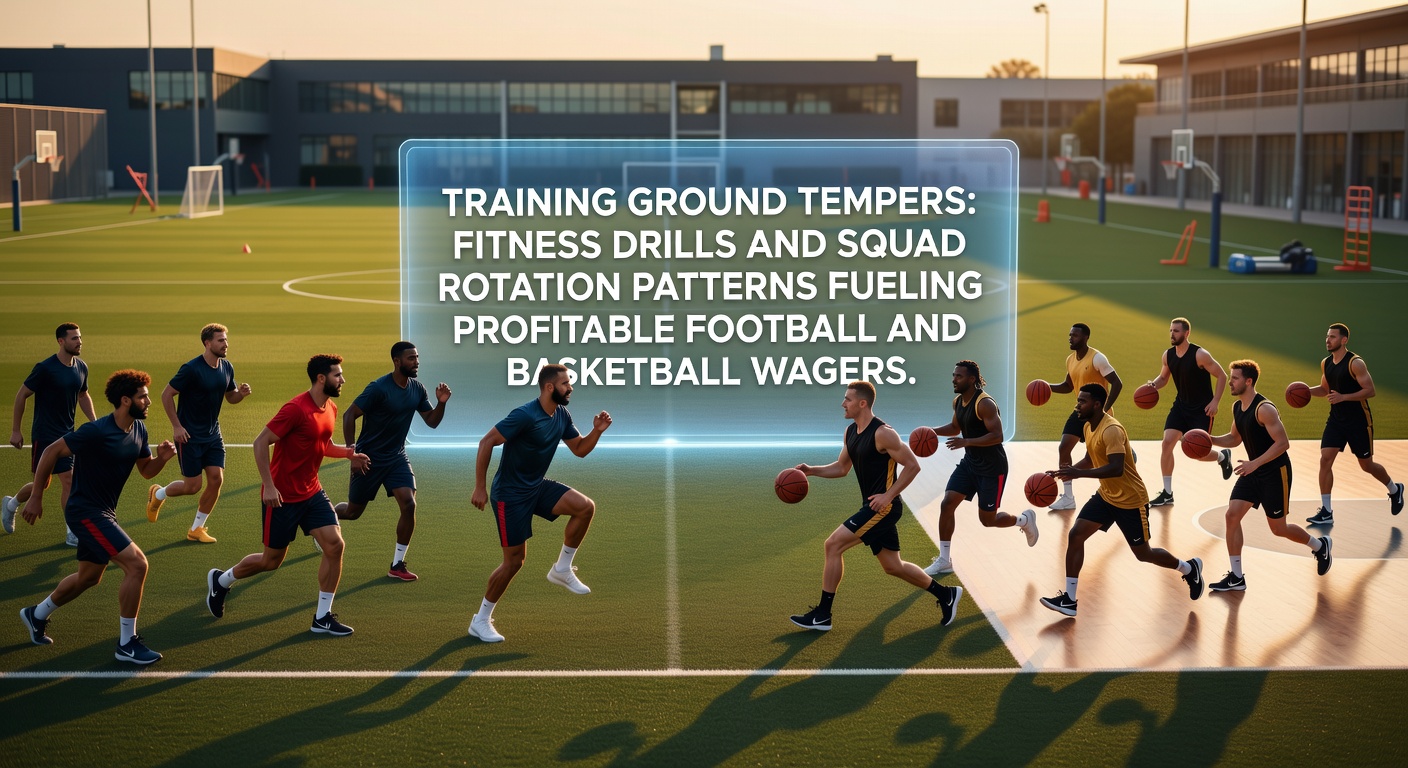 Intense football training session with players pushing through fitness drills amid rising tensions