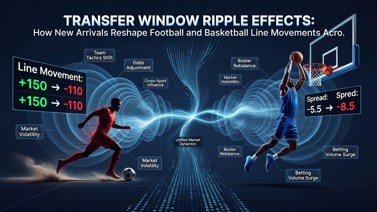 Basketball and football transfer announcements affecting league betting lines